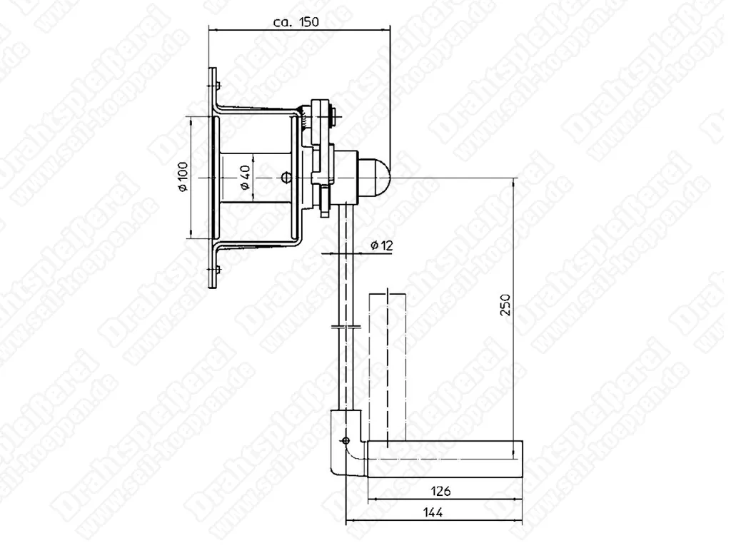 Handseilwinde bis 1100 kg - Seilwinden - Messer & Werkzeuge - Ausrüstung  Online Shop