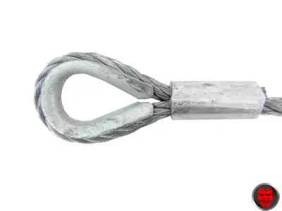 Stahlseile mit Kauschen
