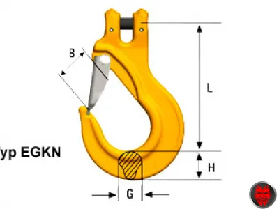 Gabelkopfhaken EGKN