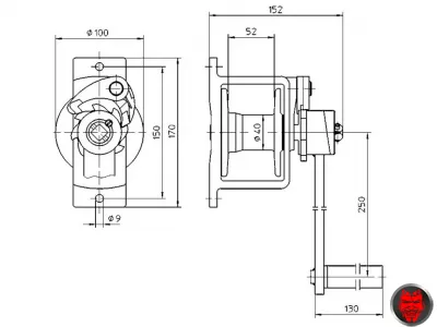 Handseilwinde bis 1100 kg - Seilwinden - Messer & Werkzeuge - Ausrüstung  Online Shop