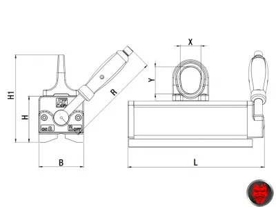 Lasthebemagnet FX-P