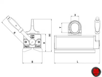 Lasthebemagnet FX-R