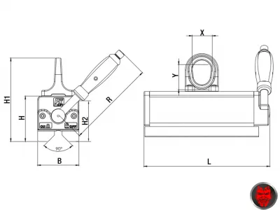 Lasthebemagnet FX-V