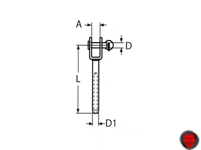 Standard Gabelterminal