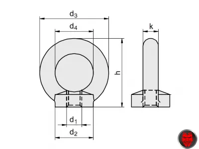 Ringmutter DIN 582