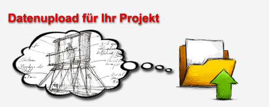 Datenupload für ihr Projekt