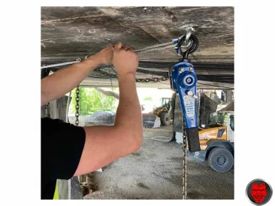 Sprengung der Brücke in Brandenburg